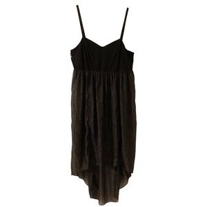 Torrid Sparkly Black Witchy Gothcore Dress Plus Size 14 Party Whimsigoth